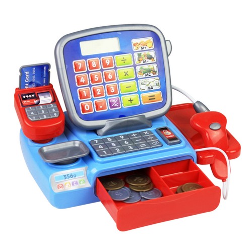 Kids cash register toy - cash,