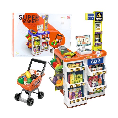 Shop set cash register - cash,