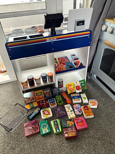 Aldi wooden toy supermarket - wooden,