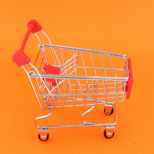 Mini supermarket shopping cart - mini,
