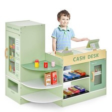 Kids Wooden Supermarket Play